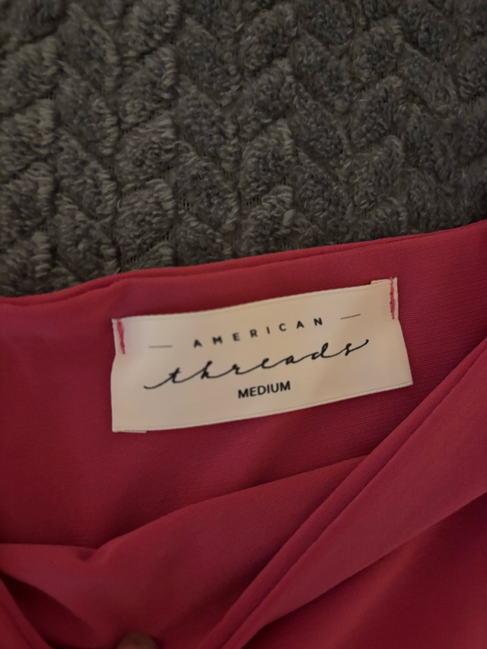 Pink American Threads Tank - Picture 2 of 3